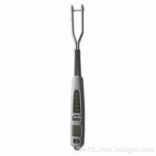 Digital Meat Thermometer with Built-in Three LED Light and Audible Temperature Alarm